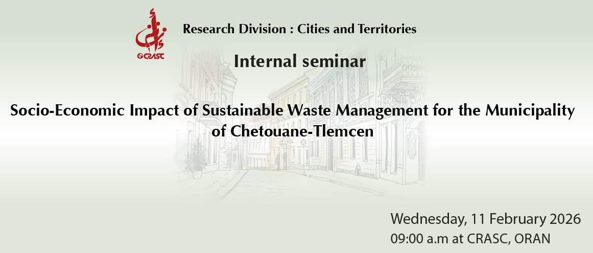 Socio-Economic Impact of Sustainable Waste Management for the Municipality of Chetouane-Tlemcen