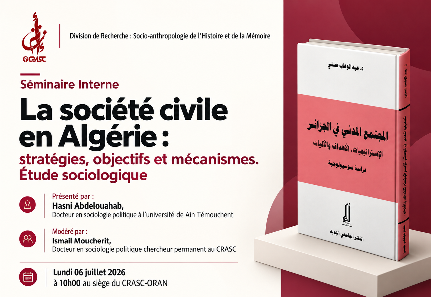 La société civile en Algérie : stratégies, objectifs et mécanismes. Etude sociologique