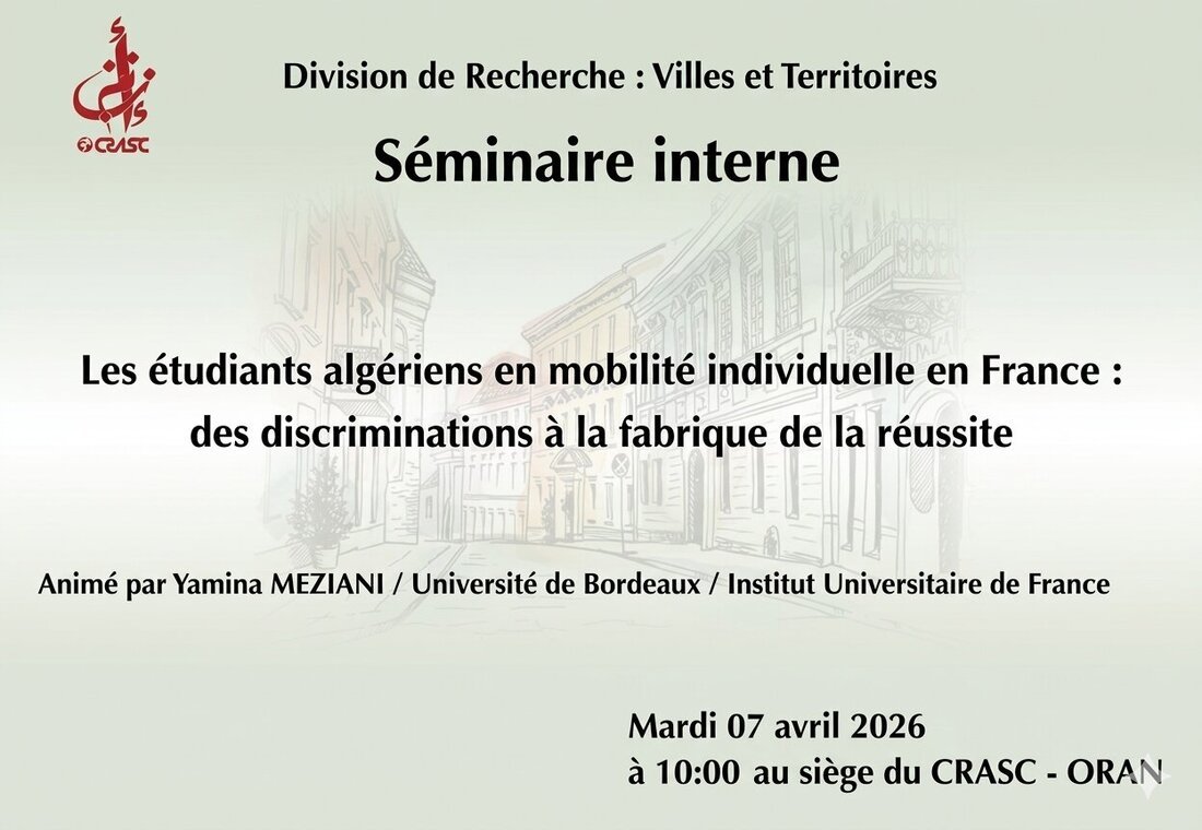 Les étudiants algériens en mobilité individuelle en France