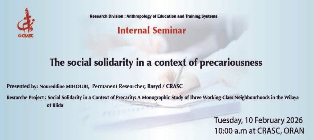 The social solidarity in a context of precariousness