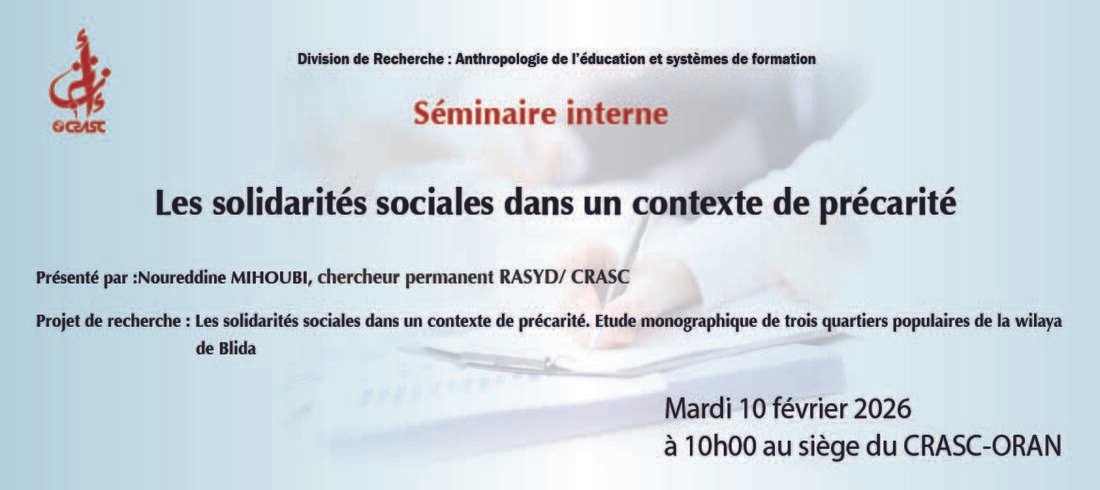Les solidarités sociales dans un contexte de précarité